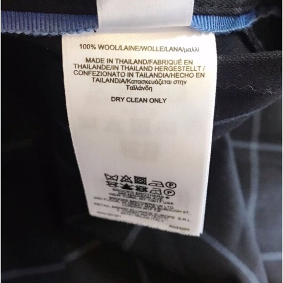 Brooks Brothers | Lucia Fit Blue Plaid Wool Pant Women's Size 6 Like New conditi - Picture 2 of 8